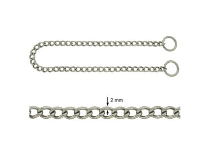 stainless steel choke chain collar 2519 l