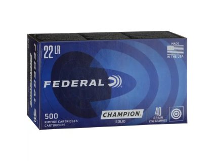 704254 naboj kulovy federal champion 22lr 40gr 2 6g rn