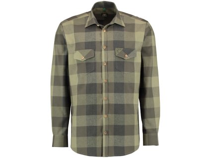 Trachten pánská flanelová košile velká kostka (košile 41/42)