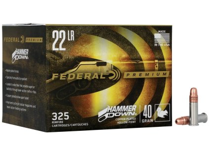 707257 naboj kulovy federal hammerdown 22lr 40gr 2 6g copper plated hollow point