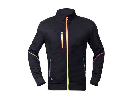CREATRON mikina černá neon 2XL (Varianta CREATRON mikina černá neon 2XL)