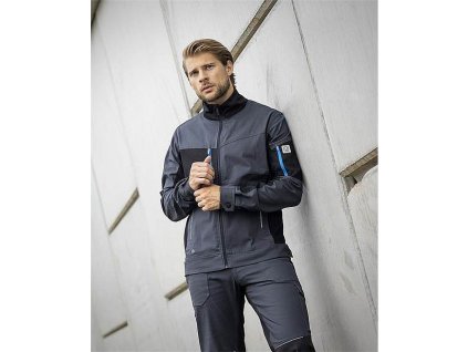 4Xstretch bunda montérková modrá L (Varianta 4Xstretch bunda montérková modrá L)