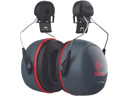 JSP Mušlové chrániče sluchu SONIS 3 s upevněním na přilbu 36 dB (Varianta FJP-7571500301)