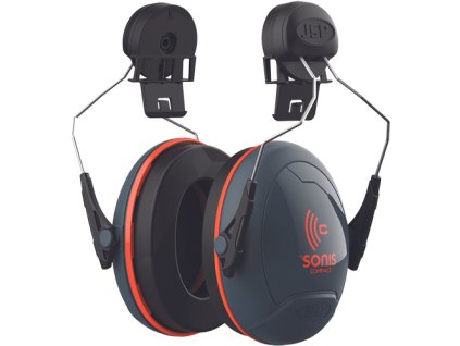 JSP Mušlové chrániče sluchu SONIS COMPACT s upevněním na přilbu 31 dB (Varianta FJP-7571500201)