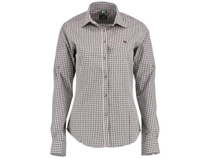 Dámská košile s výšivkou tmavě zelená (košile 36)