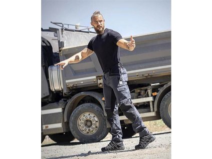 4Xstretch kalhoty modré strečové 48 (Varianta 4Xstretch kalhoty modré strečové 48)