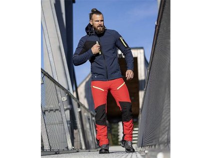 CITYCONIC červená Softshellové kalhoty (Varianta CITYCONIC červená Softshellové kalhoty)