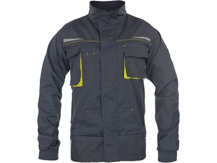 EMERTON STR bunda černá/žlutá 60 (Varianta EMERTON STR bunda černá/žlutá 60)