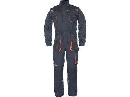 EMERTON STR kombinéza šedá/oranž (Varianta EMERTON STR kombinéza šedá/oranž)