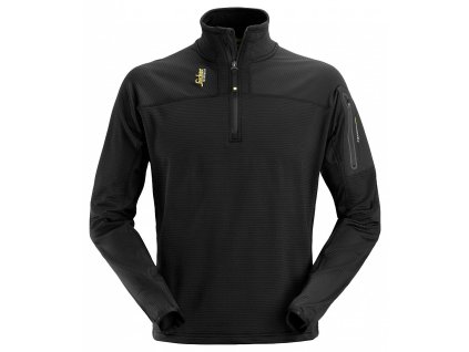 Pulover Fleece s 1/2 zipem černý 3XL (Varianta Pulover Fleece s 1/2 zipem černý 3XL)