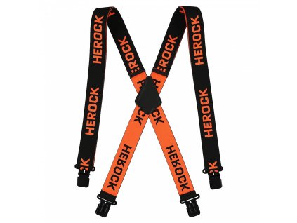 SERI šle s logem černo/oranžová (Varianta SERI šle s logem černo/oranžová)