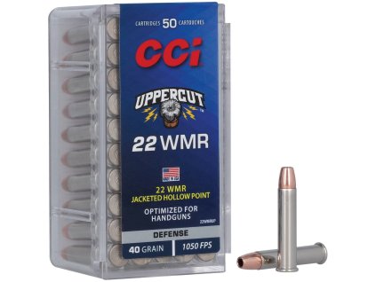 722251 naboj kulovy cci uppercut 22 22 wmr 40gr 2 6g jhp copperplated hp