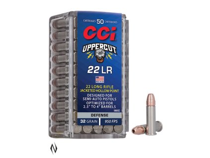 722254 naboj kulovy cci uppercut 22 22lr 32gr 2 07g jhp jacked hollow point