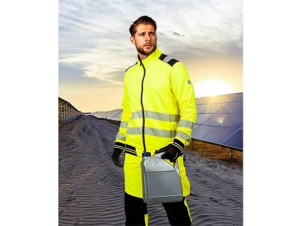 SIGNAL HV fleec mikina žlutá-černá (Varianta SIGNAL HV fleec mikina žlutá-černá)