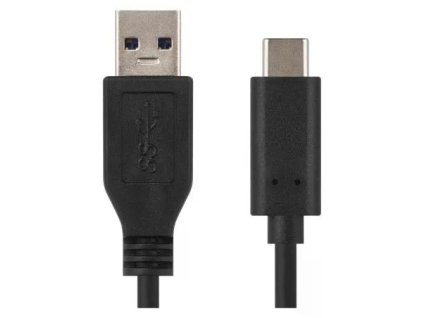 726139 rychlonabijeci a datovy kabel usb a 3 0 usb c 3 1 quick charge 1 m cerny