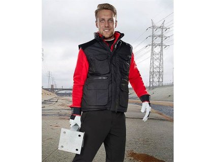 DANNY černá Zateplená vesta (Varianta DANNY černá Zateplená vesta)