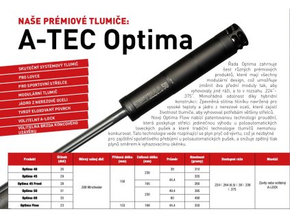 749533 tlumic a tec model optima 45 modulovy pro raze do 338 8 5mm na zavit 5 8 24 unef