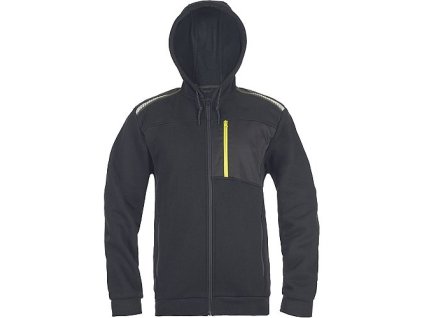 EMERTON STR mikina černá/žlutá (Varianta EMERTON STR mikina černá/žlutá)