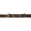 Pletený opasek - šíře 4 cm (Délka 100 cm, Barevná varianta hnědá)