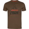 HÄRKILA tričko NATURE S/S t-shirt Slate black (Velikost oblečení HA XL)