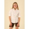 Dámská halenka bílá s výšivkou jelena (košile 36)