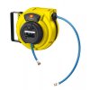closed hose reel swivelling in plastic for air water 10 bar mod cs 275