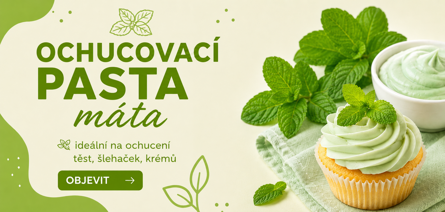 Ochucovací pasta máta
