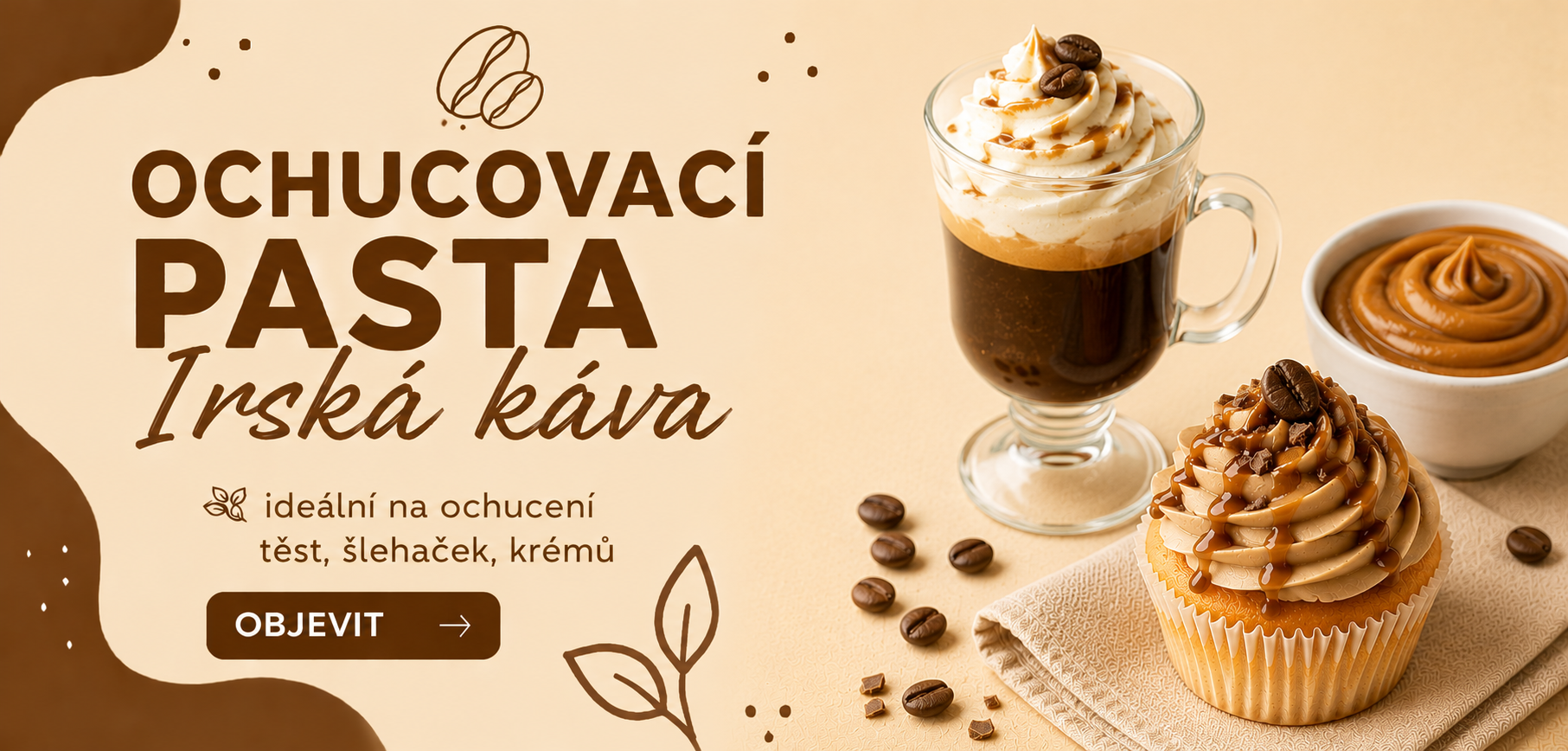 Ochucovací pasta irská káva