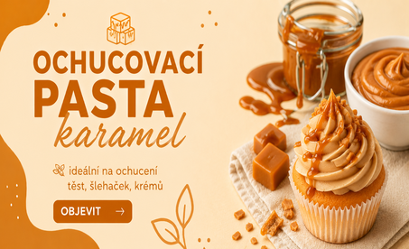 ochuzovací pasta karamel