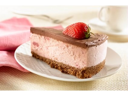 strawberry and chocolate ice cream cake