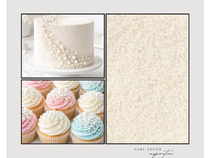 BÍLÉ CUKROVÉ PERLY MINI