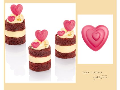 ČOKOLÁDOVÉ SRDÍČKO ČERVENÉ