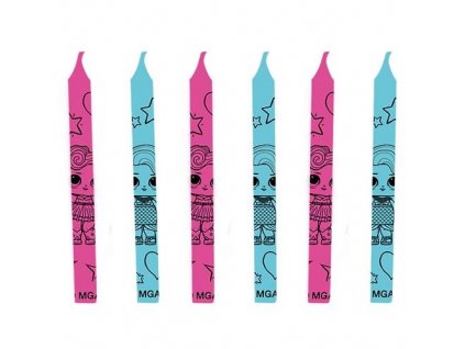 0012660 dortove svicky lol surprise glitrove 12 ks