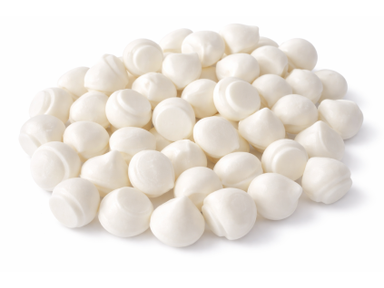 Bílá hromada cukroví