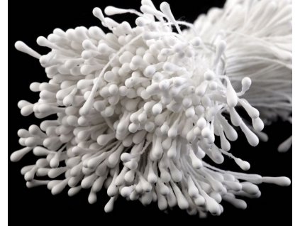 PESTÍKY DO KVĚTIN 450 Ks BÍLÉ