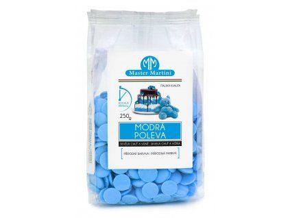 250 g ČOKOLÁDA -POLEVA MASTER MARTINI MODRÁ