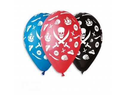 0018384 latexovy balonek s potiskem pirati