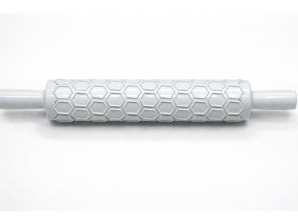 Bílý váleček s hexagonálním vzorem