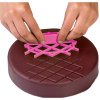 Christmas Quilt Fondant Square Cutter Lattice Cake Decoration Cupcake Embossing Tool Embosser Icing Silicone Cake Mold