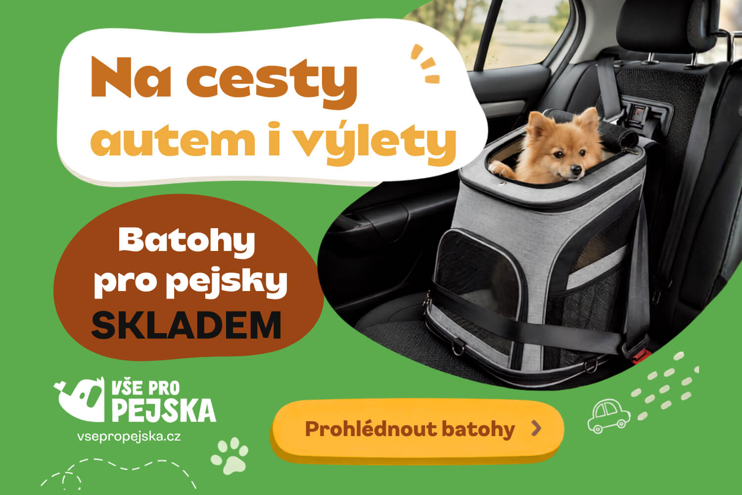 Batohy pro psa - vsepropejska.cz