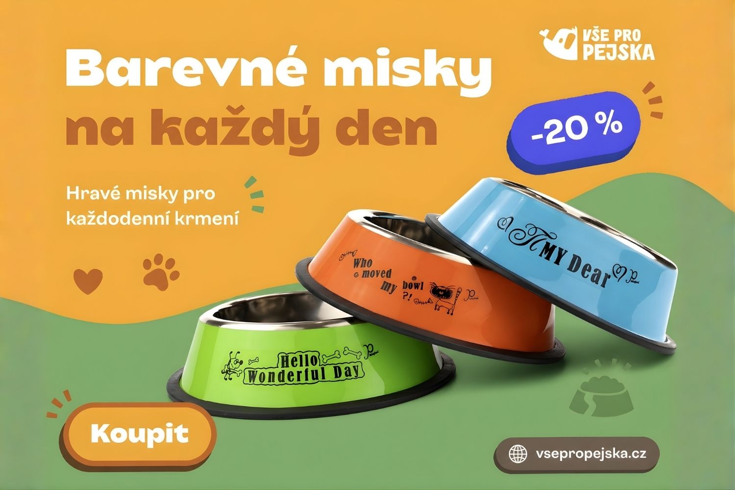 Misky pro psy - vsepropejska.cz