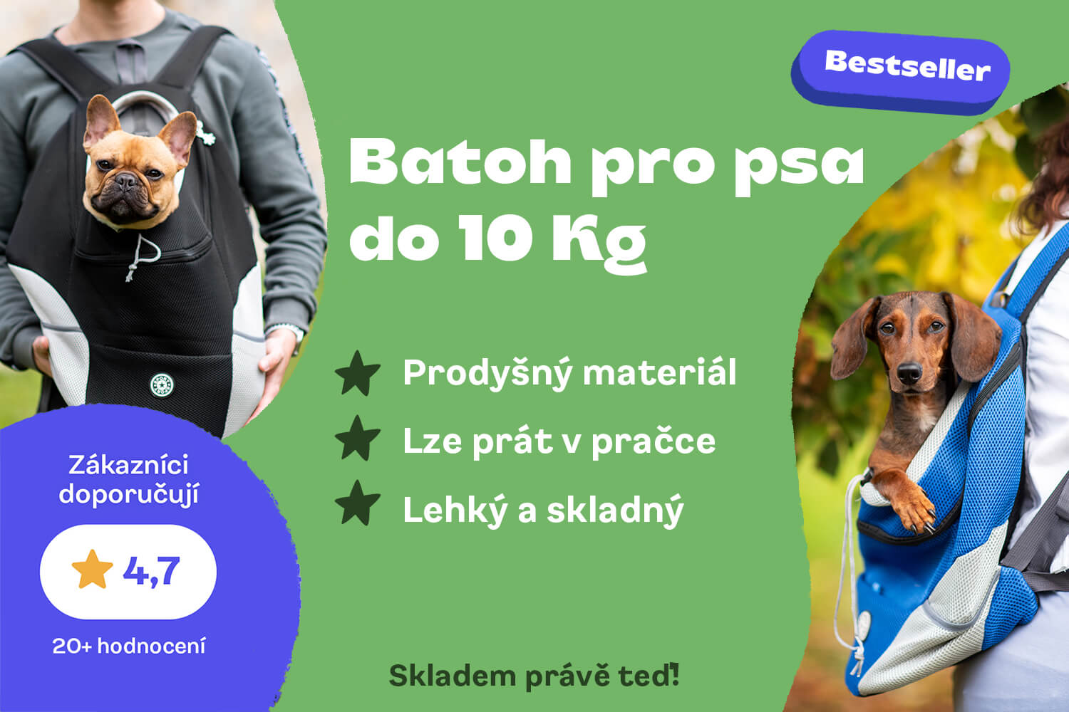 Batohy pro psy - vsepropejska.cz