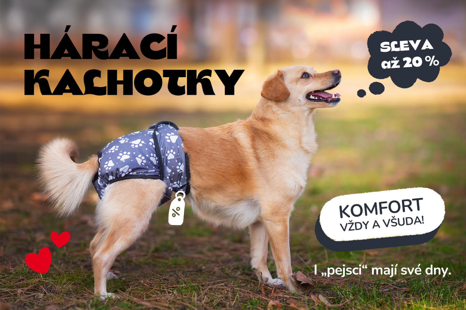 Hárací kalhotky pro psy - vsepropejska.cz