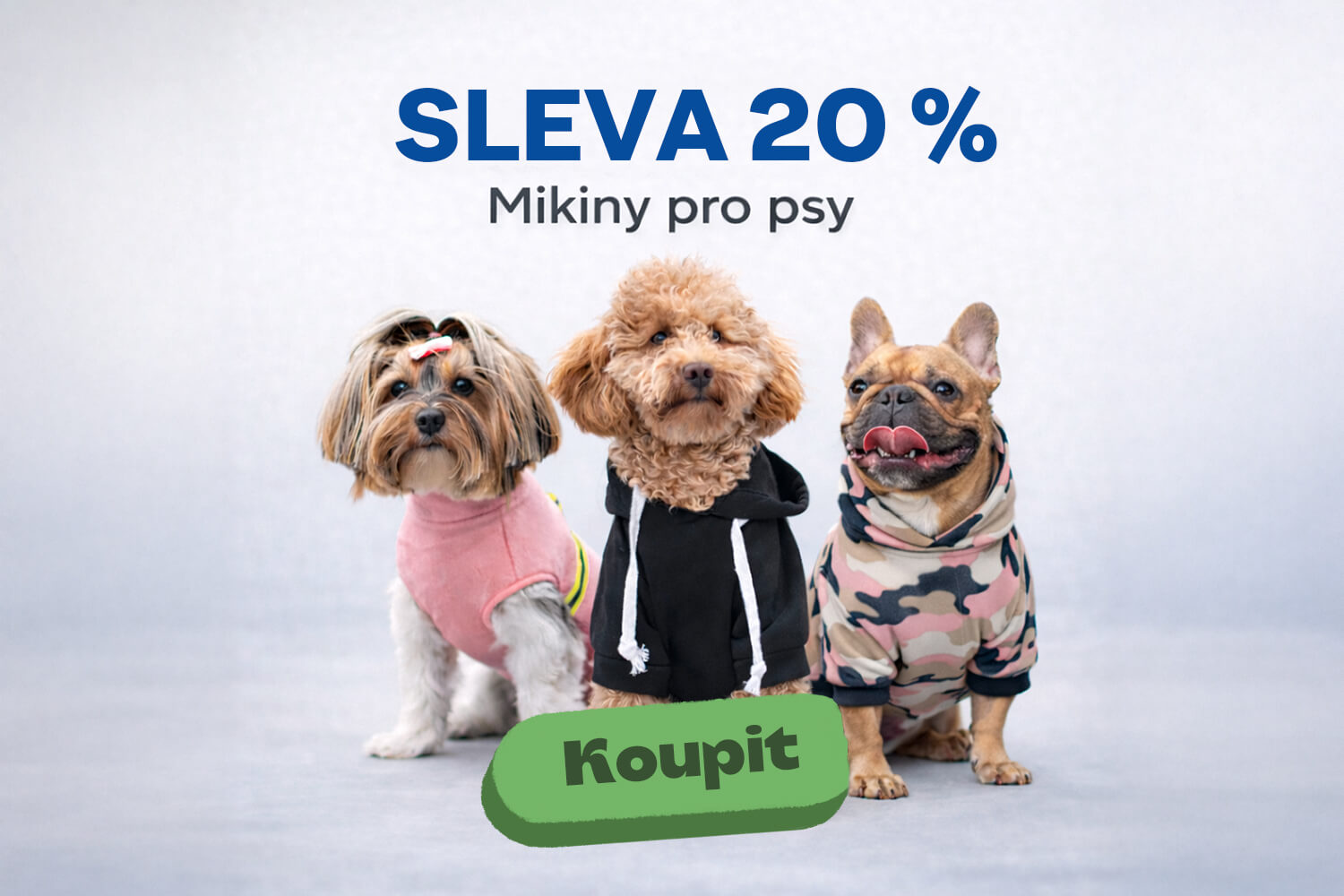 Sleva mikiny pro psy - vsepropejska.cz