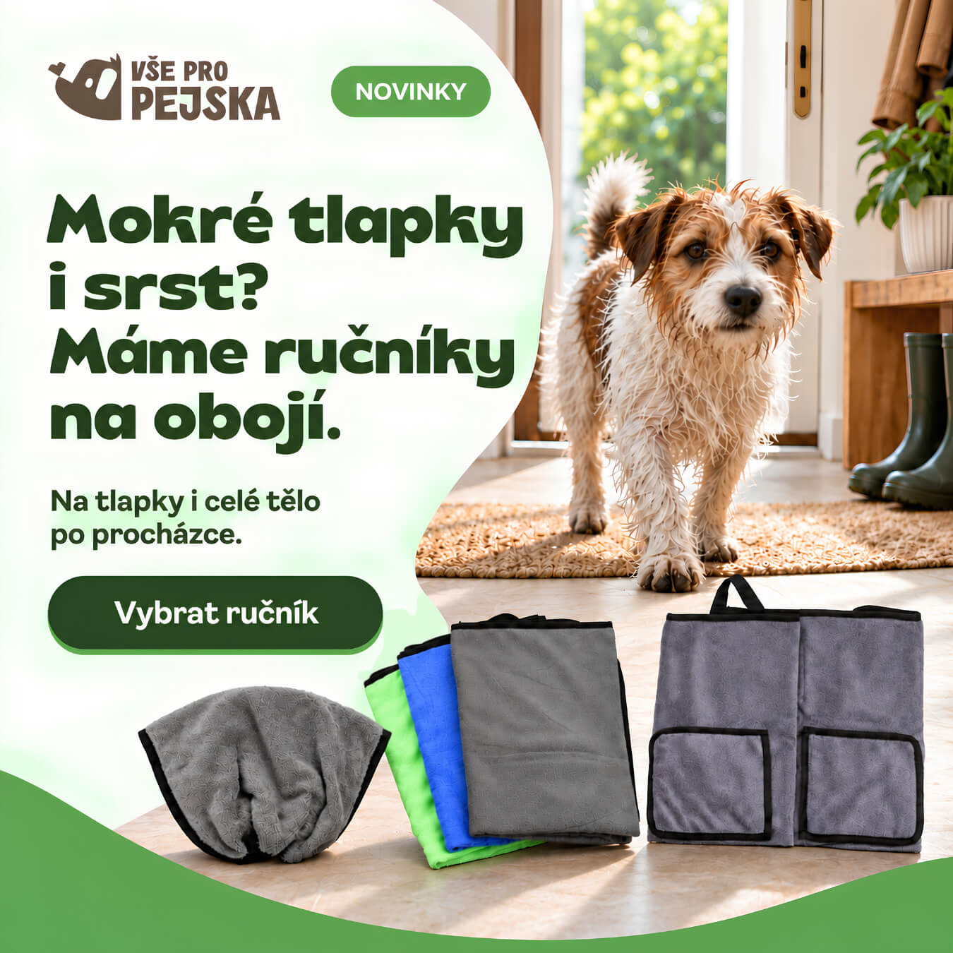 Ručníky pro psy - vsepropejska.cz