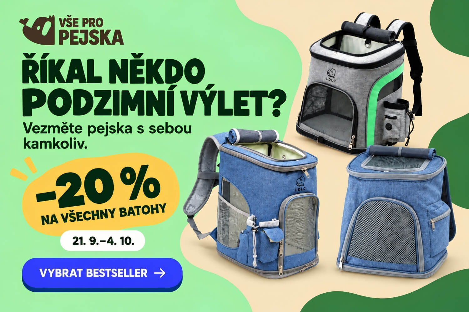 Batohy pro psa - vsepropejska.cz
