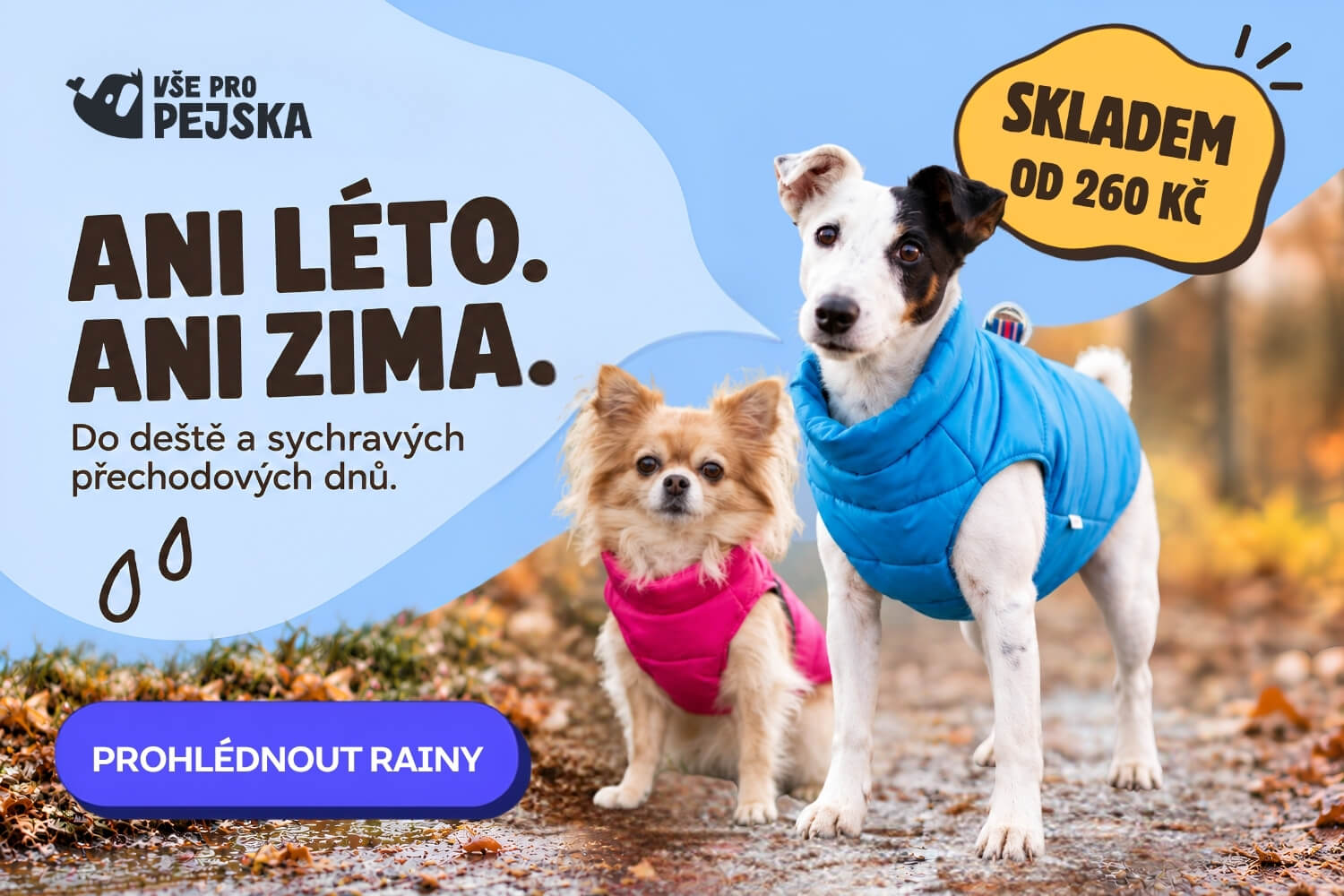 Color-rainy bunda pro psa - vsepropejska.cz