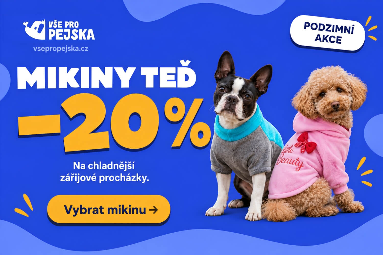 Mikiny pro psa - vsepropejska.cz