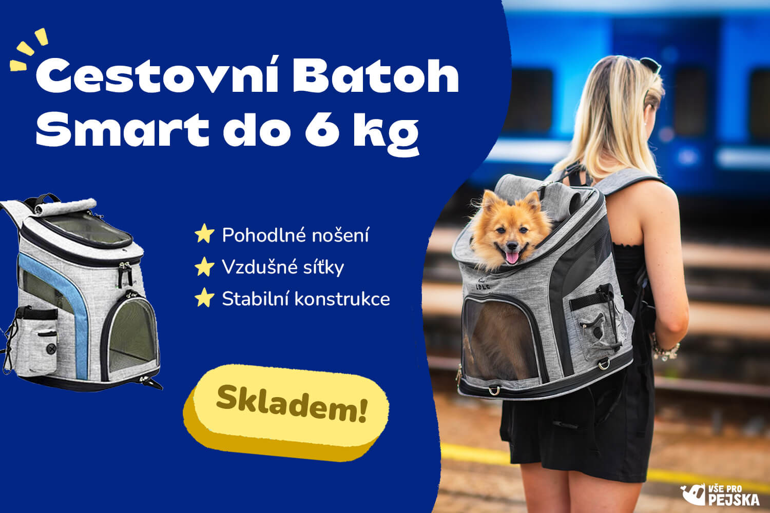 Batoh smart kalhotky pro psy - vsepropejska.cz