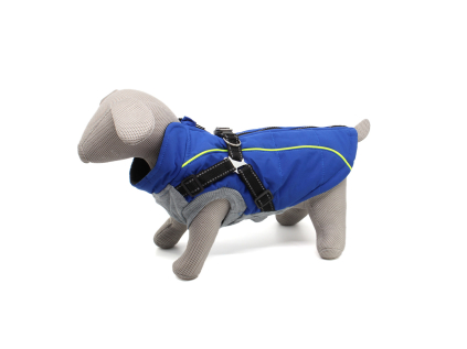 Stuart černý obleček pro psa na zip - vsepropejska.cz